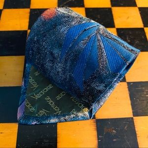 Versace Multicolor Pattern Mens Tie